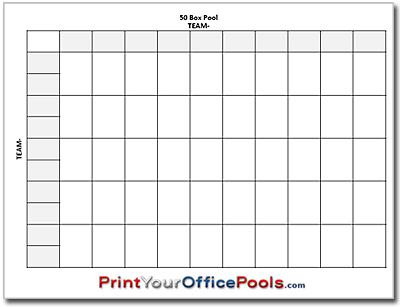 50 Box Squares Pool