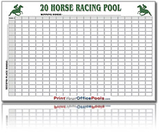20 Horse Racing Pool
