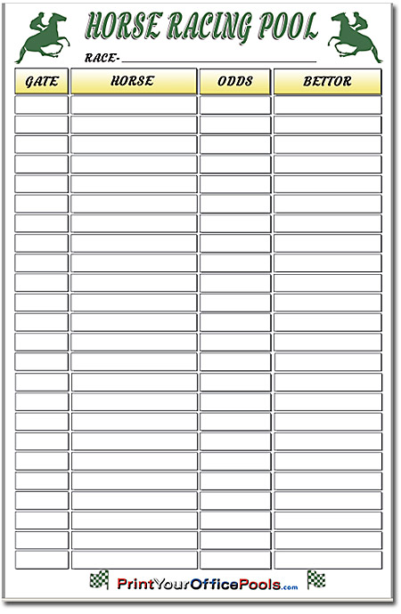 Horse racing Odds Pool